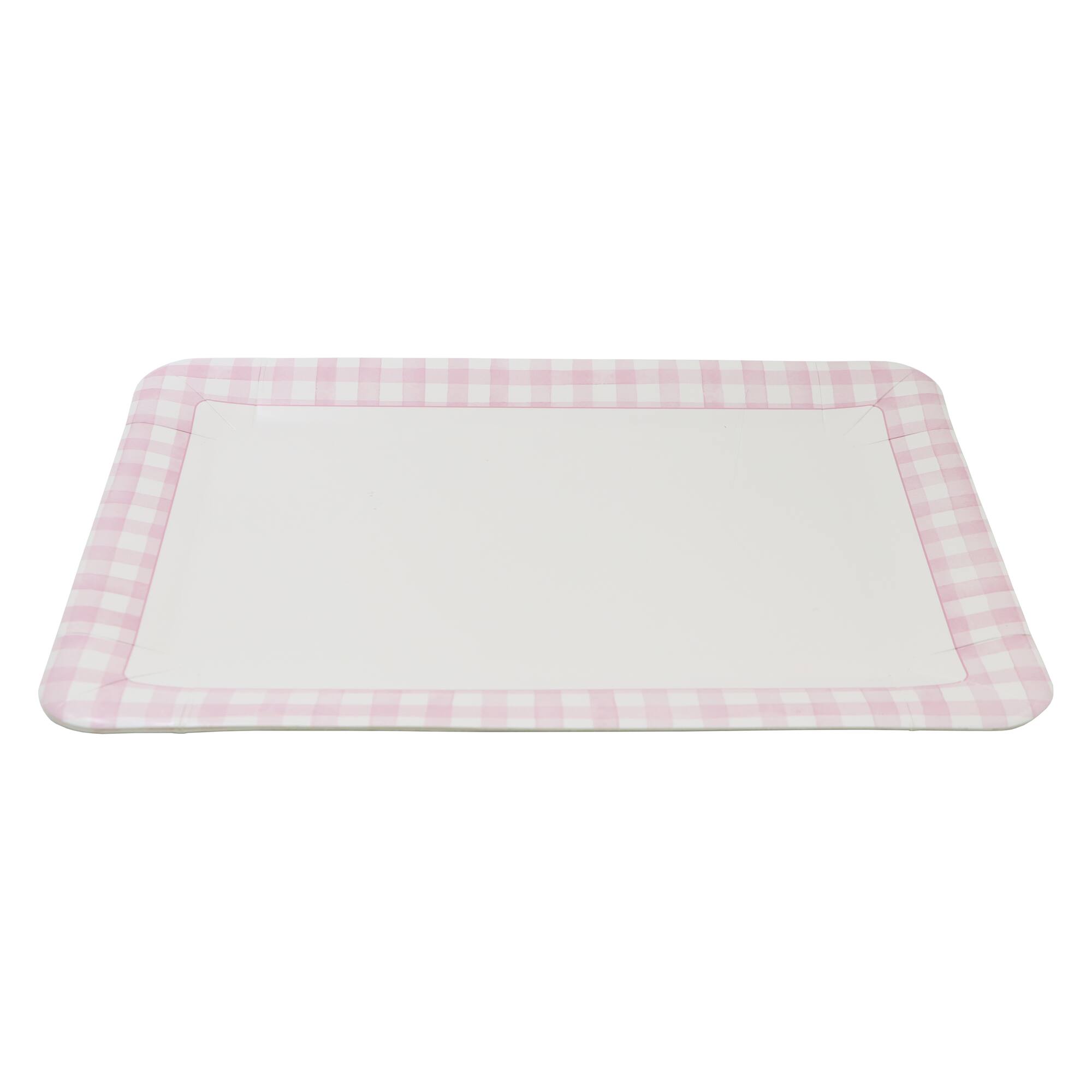 9" x 13" & White Gingham Paper Trays